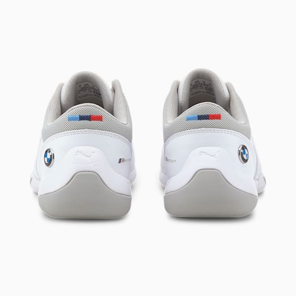 BMW M Motorsport Kart Cat III Motorsport Shoes JR, Puma White-Puma White, extralarge