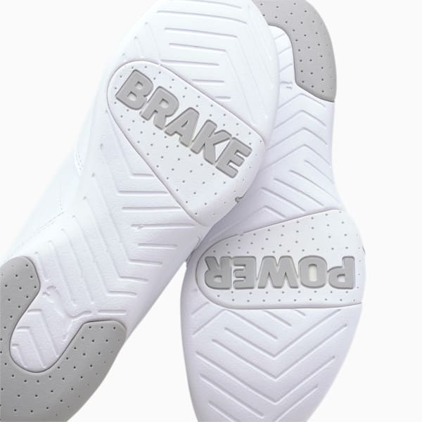 BMW M Motorsport Kart Cat III Motorsport Shoes JR, Puma White-Puma White, extralarge