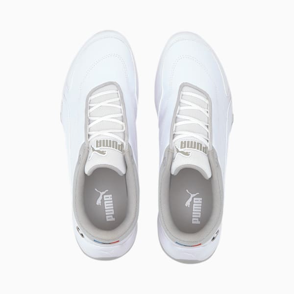 BMW M Motorsport Kart Cat III Motorsport Shoes JR, Puma White-Puma White, extralarge