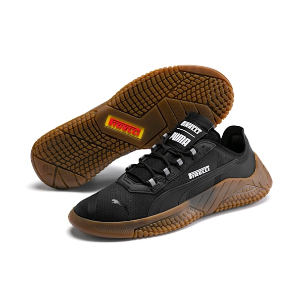 Replicat-X Pirelli Motorsport Shoes, Puma Black-Puma Black-Gum, extralarge