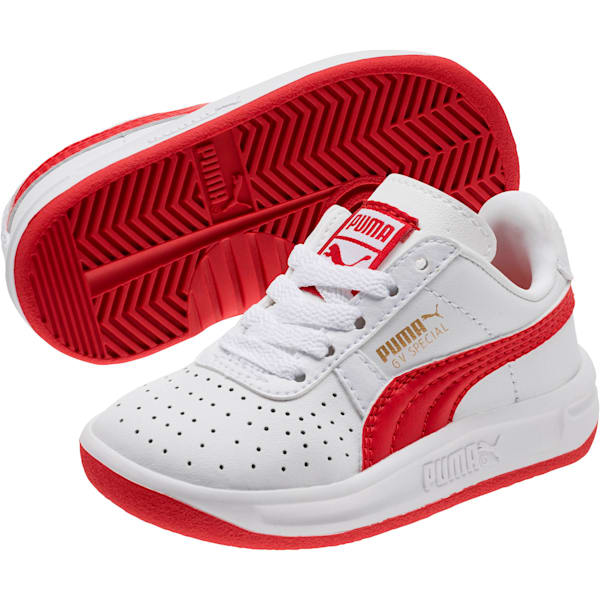 GV Special Toddler Shoes, Puma White-Ribbon Red, extralarge