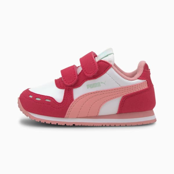Cabana Racer SL Toddler Shoes, Puma White-BRIGHT ROSE-Peony