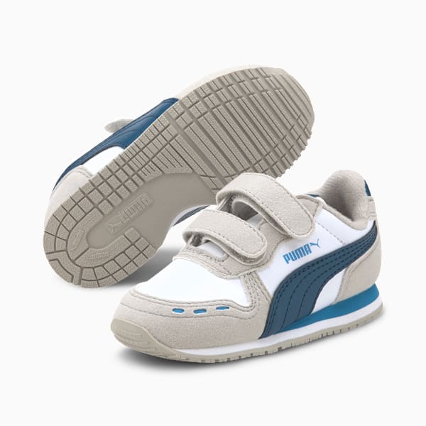 Cabana Racer SL Toddler Shoes, Puma White-Dresden Blue, extralarge