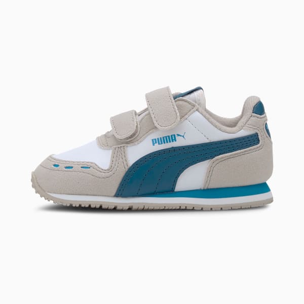 Cabana Racer SL Toddler Shoes, Puma White-Dresden Blue, extralarge