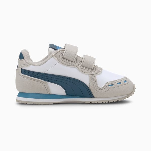 Cabana Racer SL Toddler Shoes, Puma White-Dresden Blue, extralarge