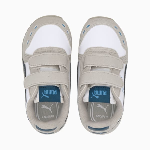 Zapatilas Cabana Racer para niños, Puma White-Dresden Blue, extralarge