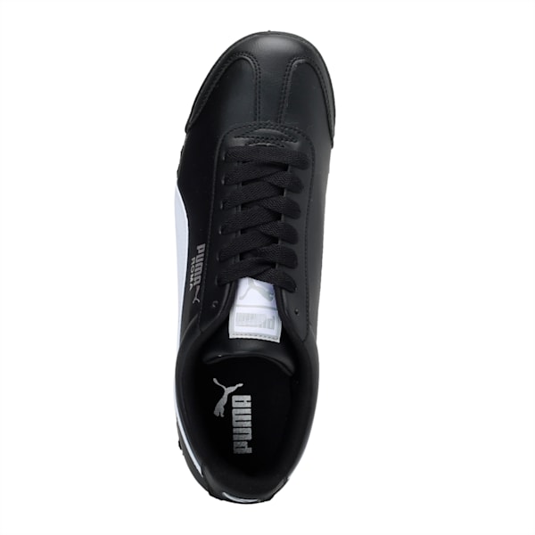 Roma Basic Men's Sneakers, black-white-puma silver