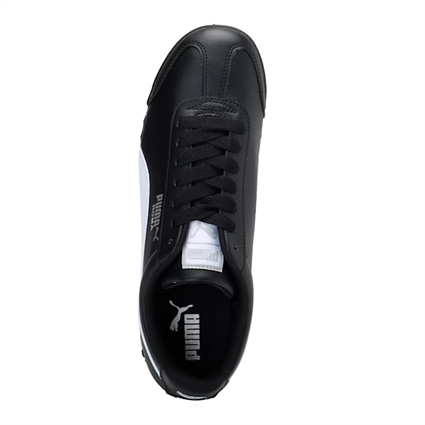 Roma Basic Men's Sneakers, black-white-puma silver, extralarge-IND