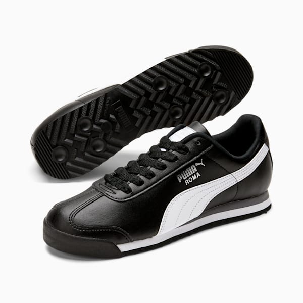 Roma Basic Sneakers, black-white-puma silver, extralarge