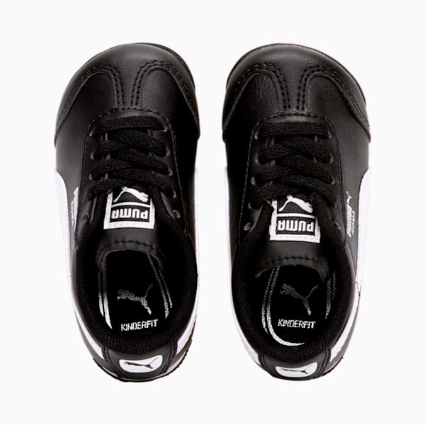 Roma Basic Toddler Shoes, black-white-puma silver, extralarge