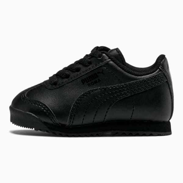 Tenis Roma Basic para Niños, black-black, extralarge