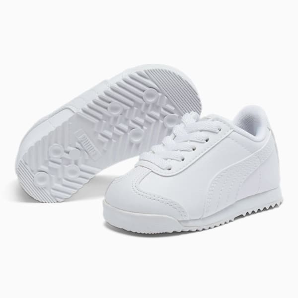 Tenis Roma Basic para Niños, white-light gray, extralarge