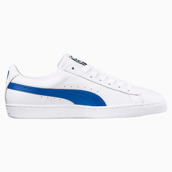 Basket Classic LFS Men's Shoes, Puma White-Turkish Sea, extralarge-IND