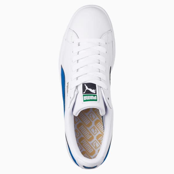 Basket Classic LFS Men's Shoes, Puma White-Turkish Sea, extralarge-IND