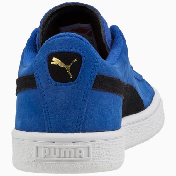 Kids Boys Junior Blue Multi PUMA Suede Terrace Trainers