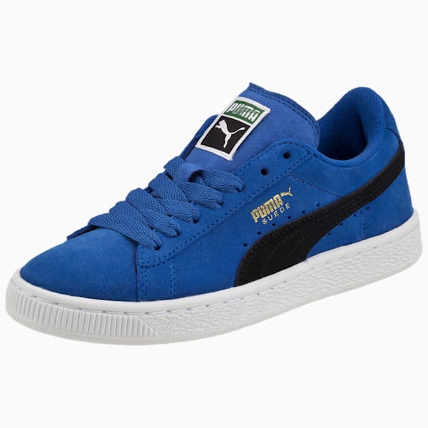 Suede Jr, strong blue-black, extralarge