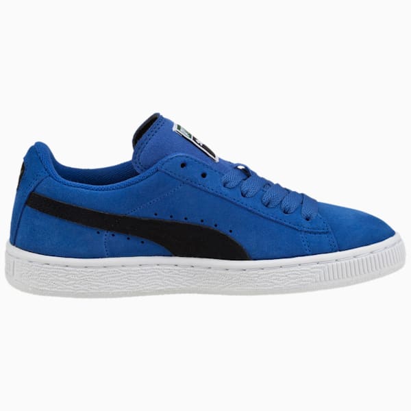 Suede Sneakers JR, strong blue-black, extralarge