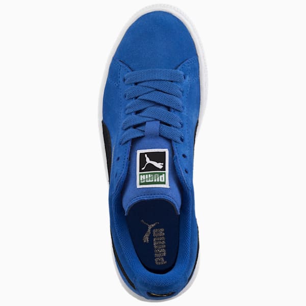 Suede Sneakers JR, strong blue-black, extralarge