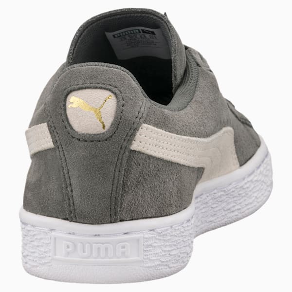 Suede Classic Women's Sneakers, AGAVE GREEN-Whisper White, extralarge