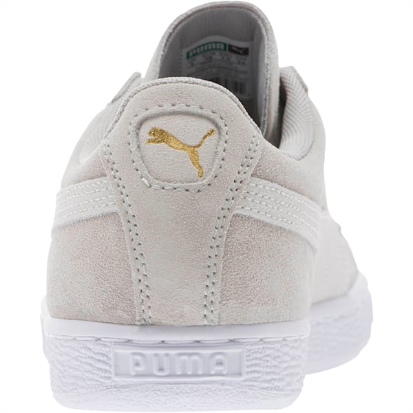 Suede Classic Women's Sneakers, Gray Violet-Puma White-Gold, extralarge