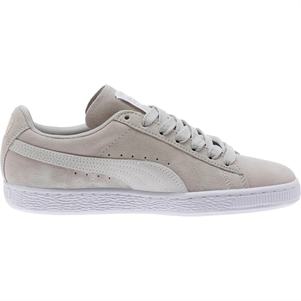 Suede Classic Women's Sneakers, Gray Violet-Puma White-Gold, extralarge