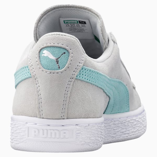 Suede Classic Women's Sneakers, Glacier Gray-Island Paradise, extralarge
