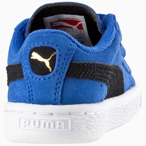 Suede AC Toddler Shoes, strong blue-black, extralarge