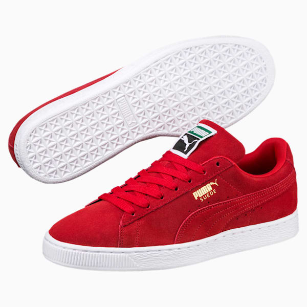 Suede Classic+ Sneakers, high risk red-white, extralarge-IND