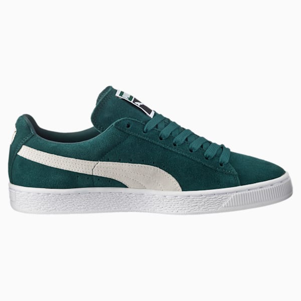 Suede Classic+ Sneakers, Ponderosa Pine-Puma White, extralarge-IND