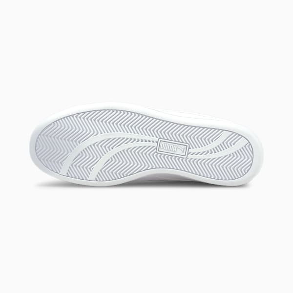 Smash Leather Unisex Sneakers, white, extralarge-IND