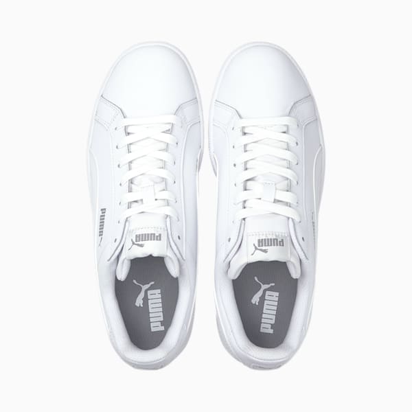 Smash Leather Unisex Sneakers, white, extralarge-IND
