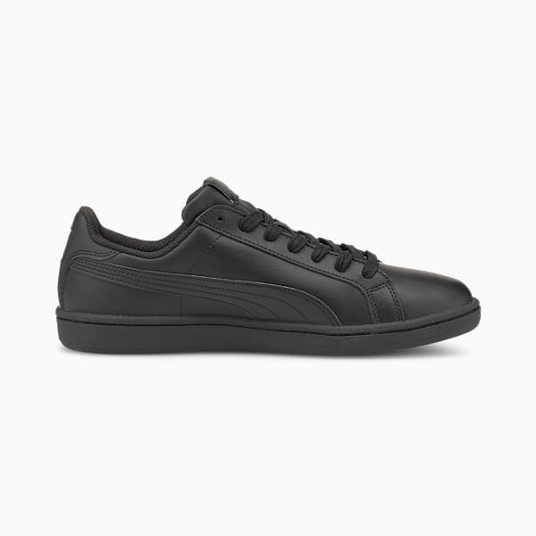 PUMA Smash Leather Men's Sneakers, black-dark shadow, extralarge