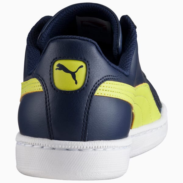 Smash Leather Sneakers, peacoat-sulphur spring, extralarge-IND
