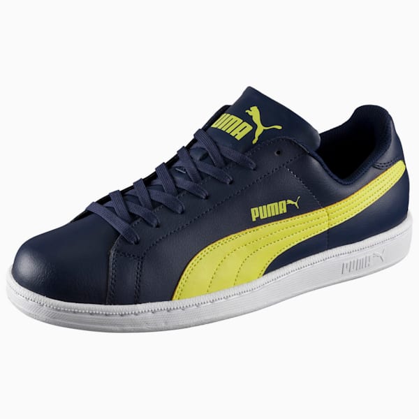 Smash Leather Sneakers, peacoat-sulphur spring, extralarge-IND