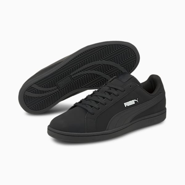 プーマ スマッシュ バック スニーカー, black-puma silver, extralarge-JPN