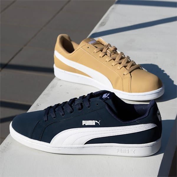 ユニセックス プーマ スマッシュ バック スニーカー, Puma White-Puma White, extralarge-JPN