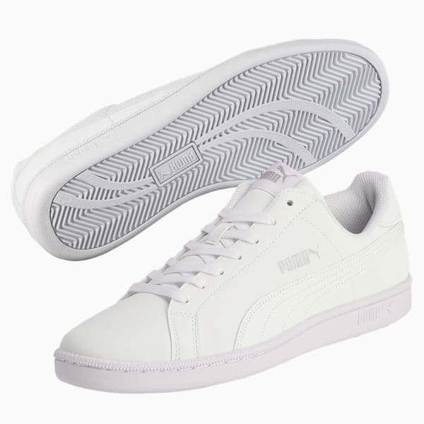 プーマ スマッシュ バック スニーカー, Puma White-Puma White, extralarge-JPN