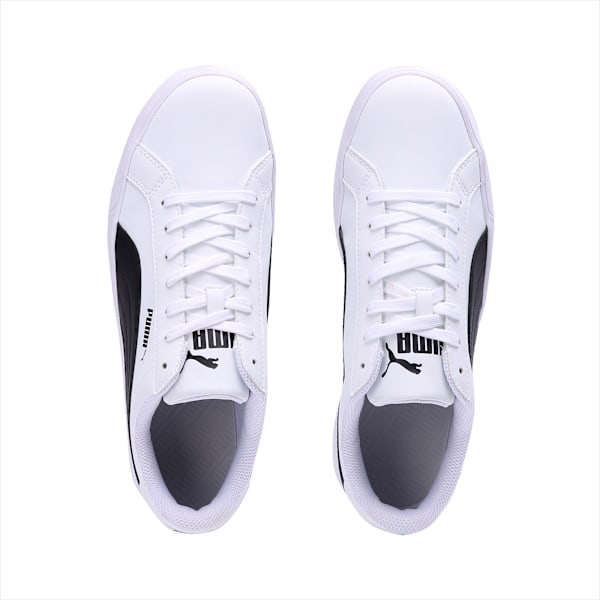 puma smash vulc white sneakers
