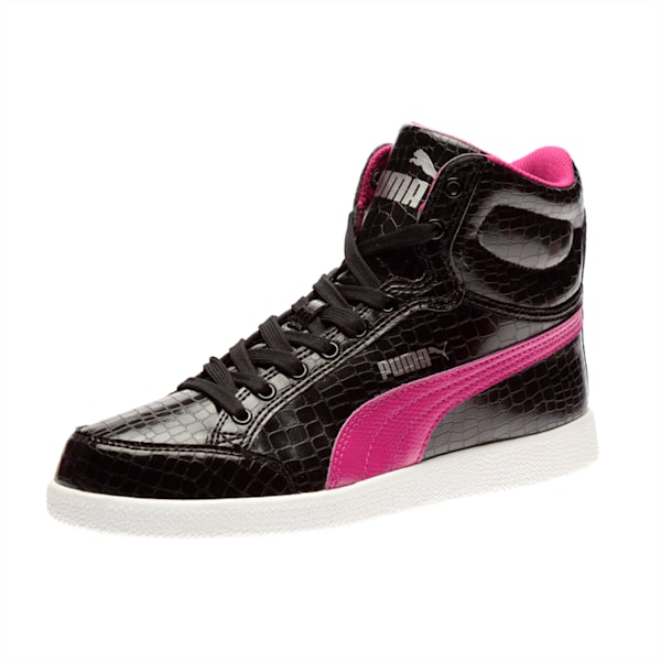 Puma Ikaz Mid Serpent Jr, Puma Black-Hollyhock, extralarge-IND