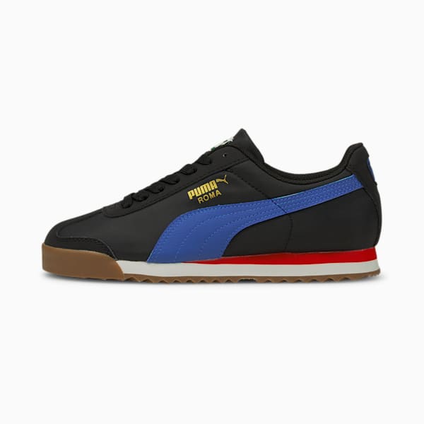 Roma Basic Summer Sneakers JR, Puma Black-Star Sapphire, extralarge