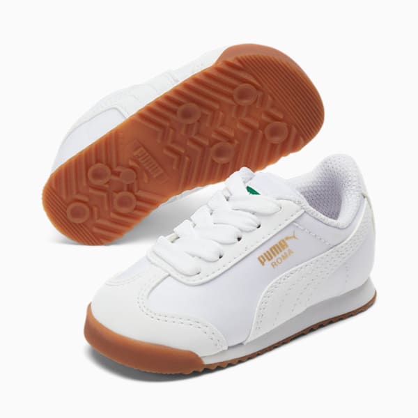 Tenis Roma Basic Summer para Bebé, Puma White, extralarge