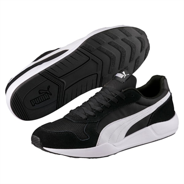 ST Runner Plus Shoes, black-white-gold, extralarge-IND