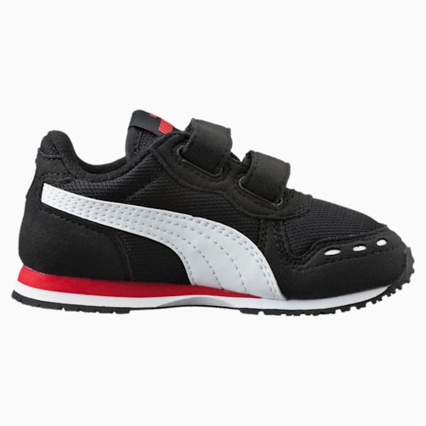 Cabana Racer Mesh AC Little Kids' Shoes, Puma Black-Puma White, extralarge