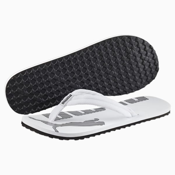 Epic Flip v2 Unisex Flip Flops, white-black, extralarge-IND