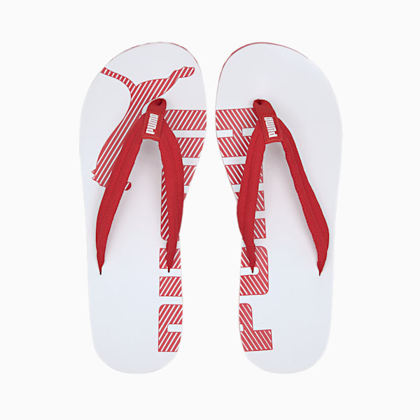 Epic Flip v2 Sandals, High Risk Red-Puma White, extralarge