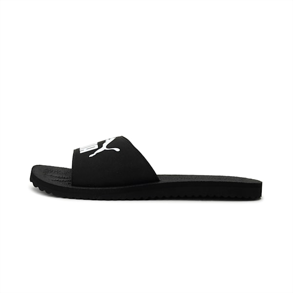 Purecat Slides, black-white, extralarge-IND