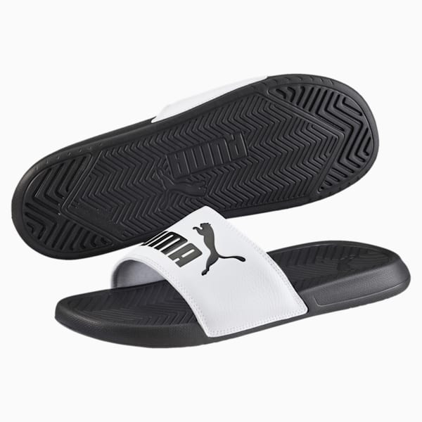 Popcat Slides, black-white, extralarge