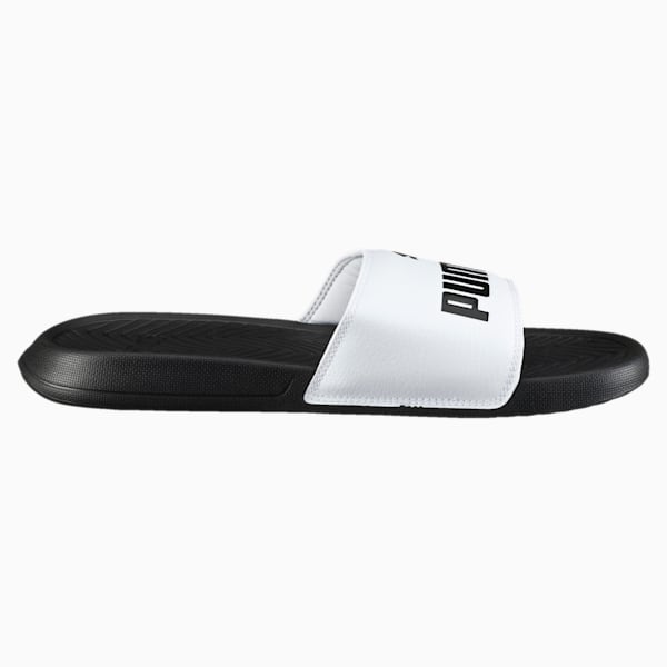 Popcat Unisex Slides, black-white, extralarge-IND