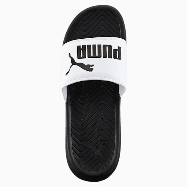 Popcat Unisex Slides, black-white, extralarge-IND