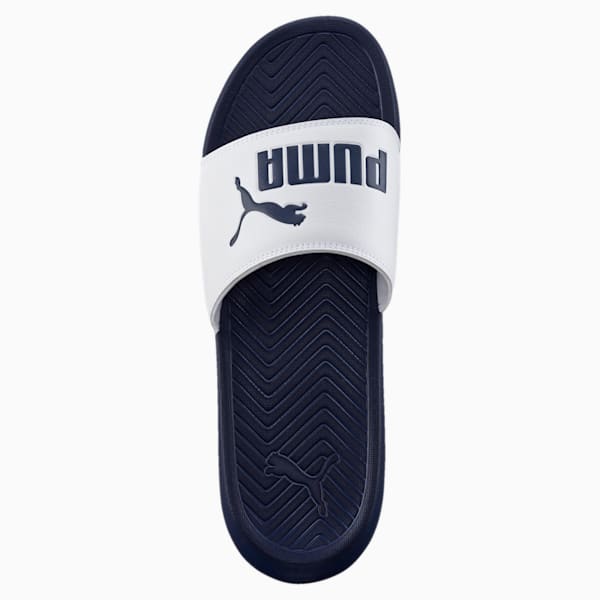 Popcat Slides, peacoat-white, extralarge